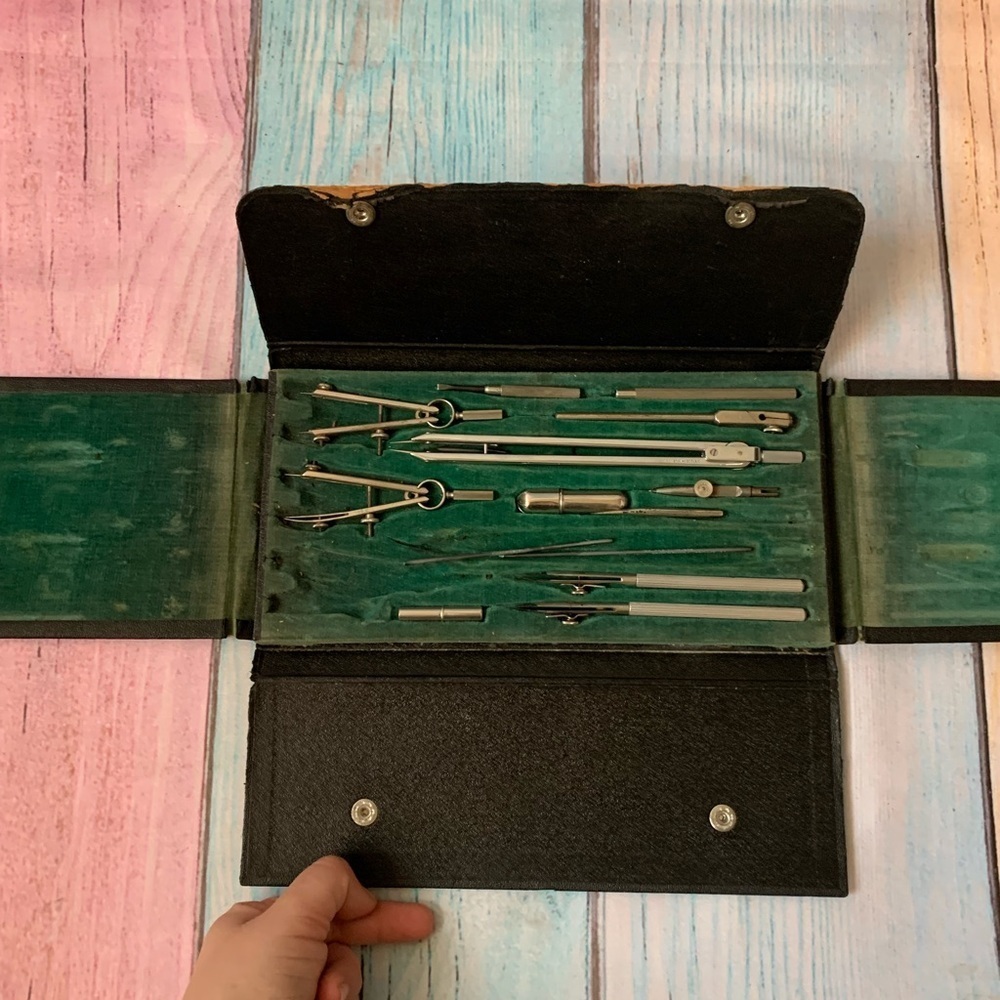 Vintage made in Germany drafting set